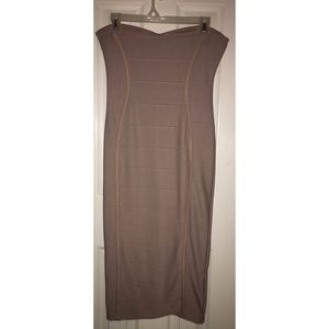 Boohoo Night Strapless Dress